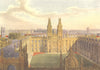 OXFORD. All Souls College 1954 old vintage print picture