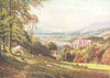 SCOTLAND. The Borders. Melrose, Roxburghshire 1922 old antique print picture