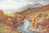 SCOTLAND. River Awe flowing to Loch Etive, Argyllshire 1922 old antique print