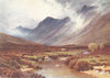 SCOTLAND. The Whig Country. Glen Sannox, Isle of Arran 1922 old antique print