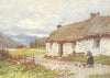 SCOTLAND. Whig Country. A Croft Loch Etive, Argyll 1922 old antique print