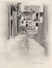 ITALY. Sicily. Deserted Houses 1920 old antique vintage print picture