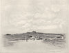 ISRAEL. Palestine. On the road to Bethlehem 1920 old antique print picture
