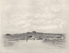ISRAEL. Palestine. On the road to Bethlehem 1920 old antique print picture