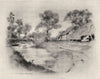 BURMA. On the road to Mandalay 1920 old antique vintage print picture