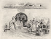 CHINA. In the City of Shanghai 1920 old antique vintage print picture