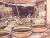CHINA. Nursery garden, China 1920 old antique vintage print picture