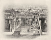 JAPAN. Entrance to a temple 1920 old antique vintage print picture