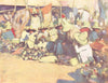 MEXICO. Puebla, Mexico 1920 old antique vintage print picture