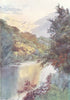 YORKS. Esk Valley. An Autumn Scene on the Esk 1908 old antique print picture