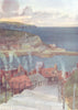 YORKS. Evening at Whitby 1908 old antique vintage print picture