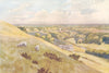 YORKS. Richmond from the West 1908 old antique vintage print picture