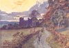 YORKS. Bolton Castle, Wensleydale 1908 old antique vintage print picture