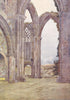 YORKS. Bolton Abbey, Wharfedale 1908 old antique vintage print picture