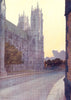YORKS. Beverley Minster 1908 old antique vintage print picture