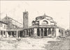 VENICE. S Fosca and the Duomo, Torcello 1930 old vintage print picture