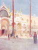 VENICE. S Marco Façade 1930 old vintage print picture