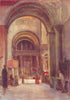 VENICE. S Marco-Interior-Chapel of S Clemente 1930 old vintage print picture