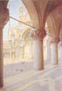 VENICE. S Marco, from Colonnade of Palazzo Ducale 1930 old vintage print