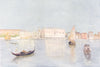 VENICE. Doge's Palace from Isola S Giorgio 1930 old vintage print picture