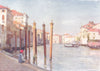 VENICE. On the Grand Canal 1930 old vintage print picture