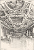 VENICE. Doge's Palace-Sala Del Maggior Consiglio 1930 old vintage print