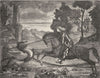 VENICE. S Giorgio Maggiore-St George and the Dragon 1930 old vintage print