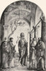 VENICE. Madonna Dell' Orto-The Baptist and four Saints 1930 old vintage print