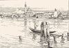 VENICE. S Giorgio Maggiore 1930 old vintage print picture