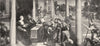 VENICE. Accademia-The rich man's Feast 1930 old vintage print picture