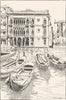 VENICE. Ca' d' Oro 1930 old vintage print picture