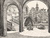 VENICE. The Rialto Bridge 1930 old vintage print picture