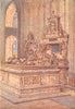 KENT. Warrior's Chapel, looking Westward, Canterbury cathedral 1907 old print