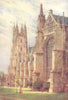 KENT. South-West Transept and St Georges Tower, Canterbury 1907 old print