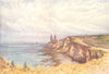 KENT. Reculver from the West 1907 old antique vintage print picture