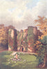 KENT. Tonbridge Castle 1907 old antique vintage print picture