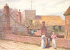 KENT. Appledore, Romney Marsh 1907 old antique vintage print picture