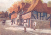 KENT. The Old Almshouses, Westerham 1907 antique vintage print picture
