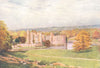 KENT. Spring-Leeds Castle from the S E 1907 old antique vintage print picture