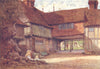 KENT. The Lych Gate, Penshurst 1907 old antique vintage print picture