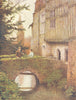 KENT. The East side of Ightham Mote 1907 old antique vintage print picture