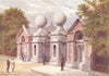 KENT. Main entrance, Royal Naval College, Greenwich 1907 old antique print