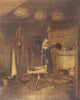 MORBIHAN BRITTANY BRETAGNE. A cottage home 1905 old antique print picture