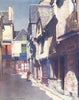 ILLE-ET-VILAINE BRITTANY BRETAGNE. Mediaeval houses, Vitre 1905 old print