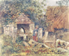 FINISTÈRE BRITTANY BRETAGNE. By the side of a farm 1905 old antique print