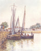 FINISTÈRE BRITTANY BRETAGNE. Fishing-boats, Concarneau 1905 old antique print