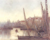 FINISTÈRE BRITTANY BRETAGNE. The Sardine fleet, Concarneau 1905 old print