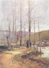 FINISTÈRE BRITTANY BRETAGNE. The bridge, Pont-Aven 1905 old antique print