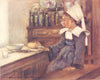 MANCHE BRITTANY BRETAGNE. Dejeuner 1905 old antique vintage print picture