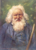 MORBIHAN BRITTANY BRETAGNE. A Blind Beggar 1905 old antique print picture